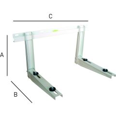 SUPANV150ABL support mural avec barre niveau 800x550mm charge maxi 140 kg