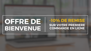 10% de remise sur votre première commande en ligne !