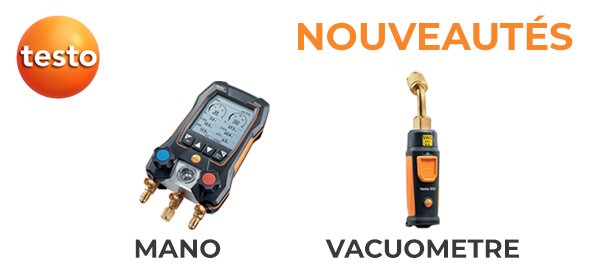 Nouveautés produits Testo chez CD SUD