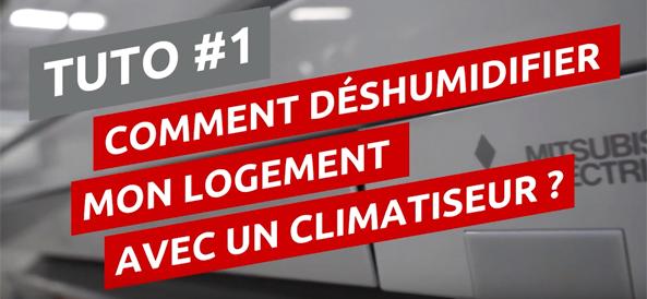 Comment déshumidifier mon logement avec un climatiseur réversible ?