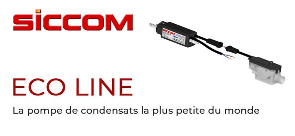 ECO LINE : La pompe de condensats la plus compacte au monde